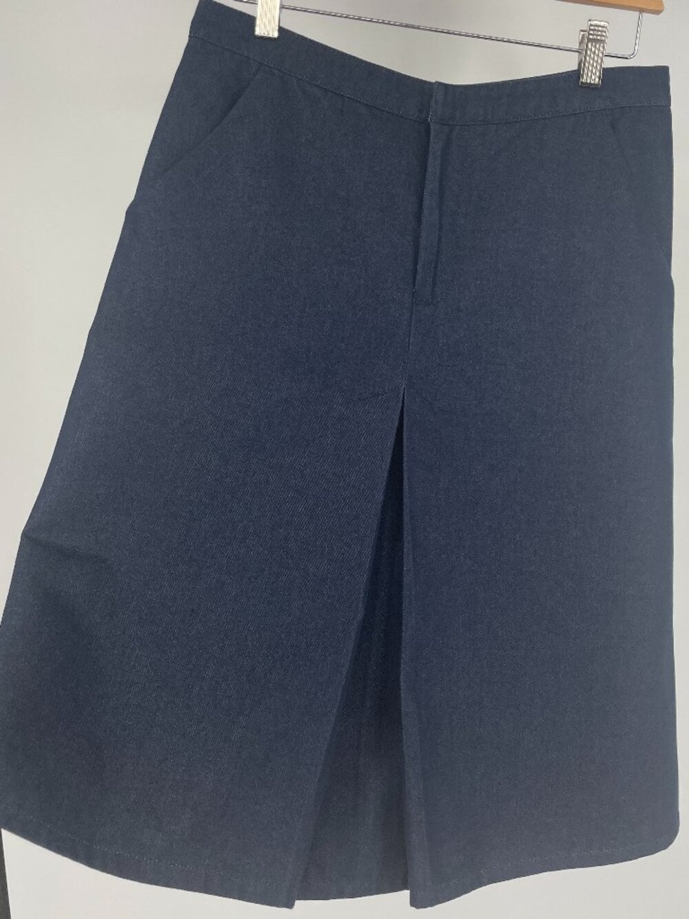 Y2K Gap Dark Wash Denim A-Line Midi Skirt Size 6